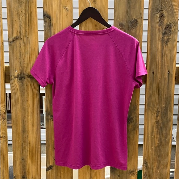Pink Reebok PlayDry Short Sleeve Tee, L - Picture 5 of 5